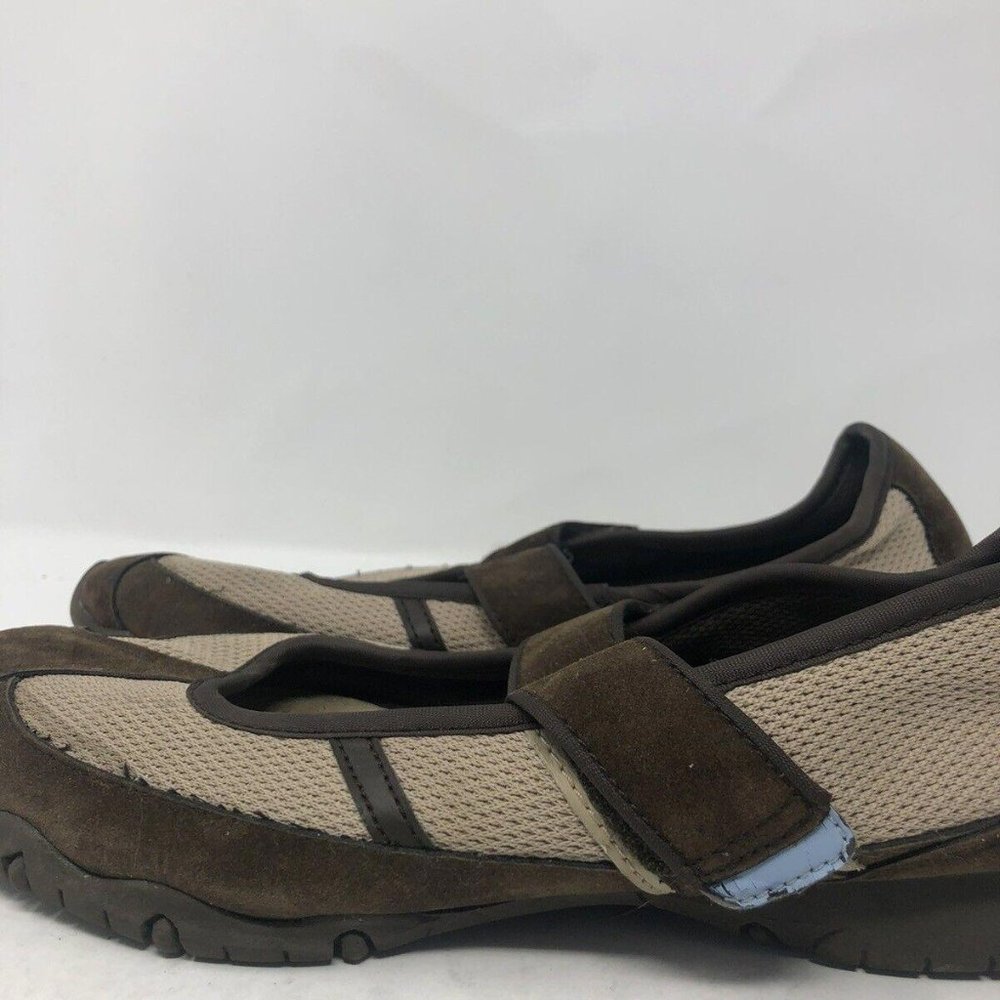Cross Trekkers Womens Shoes Size 9 Single Strap Non Marking Shoes Brown Tan